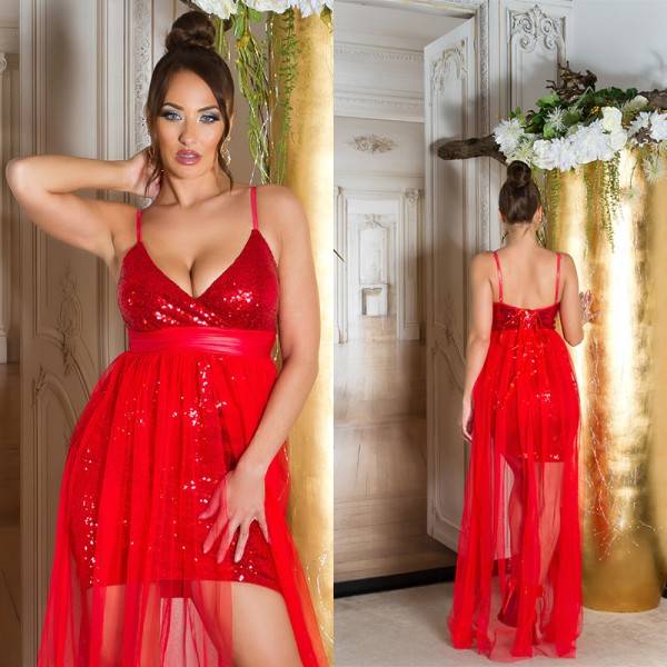 Koucla Sexy Koucla Partykleid Mit Pailletten