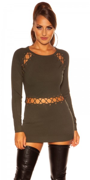 Koucla Sexy KouCla Pulli mit sexy Schnürung