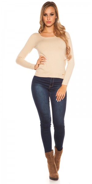 Koucla Sexy KouCla Pullover Mit Perlen