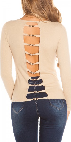 Koucla Sexy KouCla Pullover mit Perlen