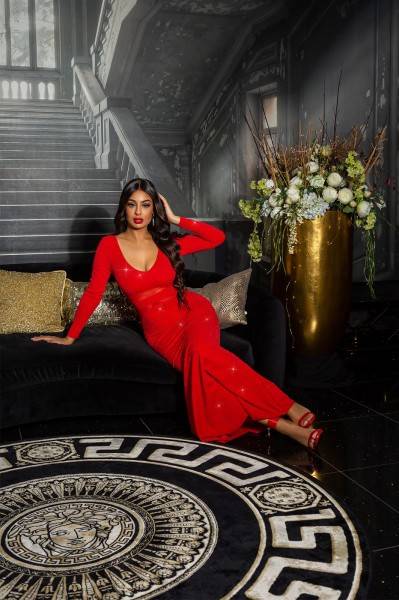 Koucla Sexy Koucla Red Carpet Abendkleid Mit Mesh