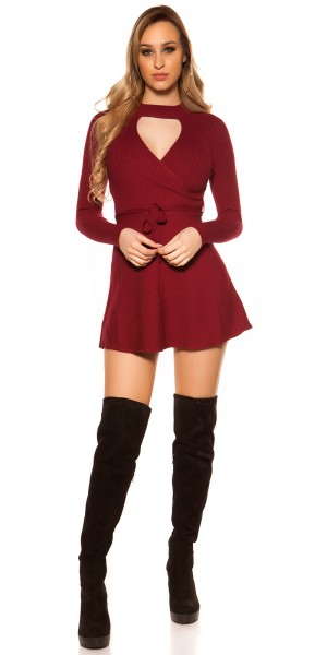 Koucla Sexy KouCla Ripp Strickkleid Wickellook