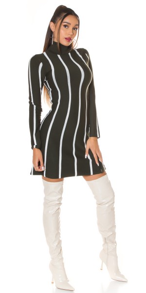 Koucla Sexy KouCla Rollkragen Strickkleid