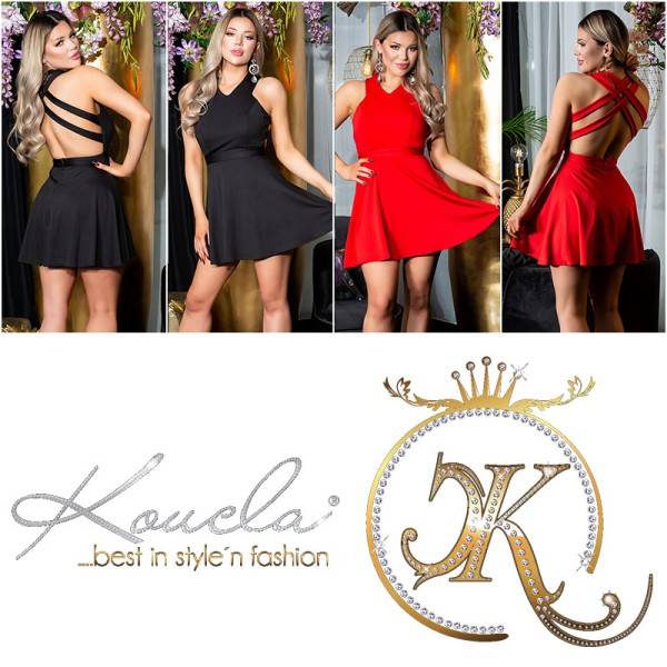 Koucla Sexy KouCla Skaterkleid Sexy Back