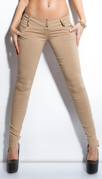 Koucla Sexy KouCla Skinny Mit Zips Und Skulls