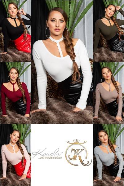 Koucla Sexy KouCla Sling Look V-Cut Pullover