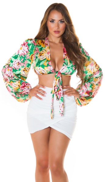 Koucla Sexy Koucla Sommer Crop Top Zum Binden