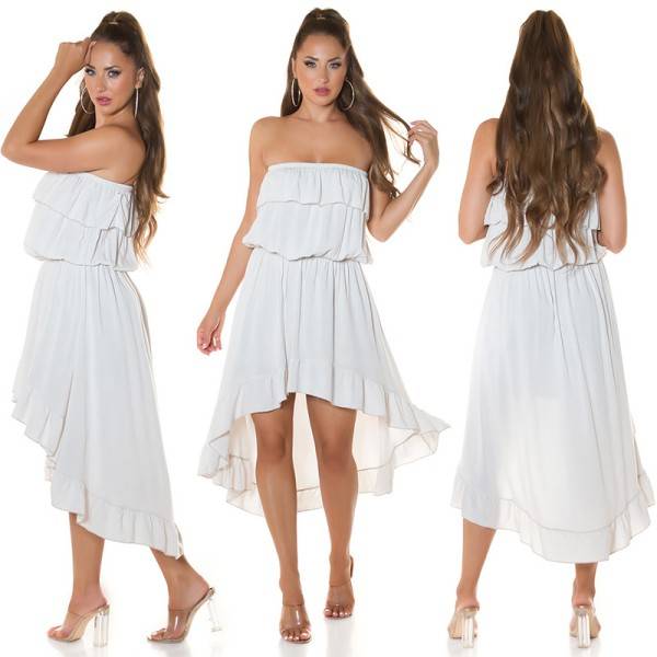 Koucla Sexy Koucla Sommer High-low Bandeau Kleid