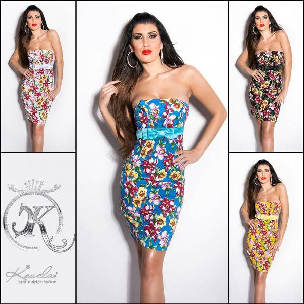 Koucla Sexy KouCla Sommerkleid Mit Satinschleife