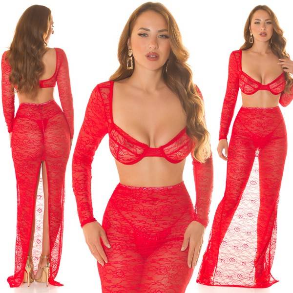 Koucla Sexy Koucla Spitzen Crop Top