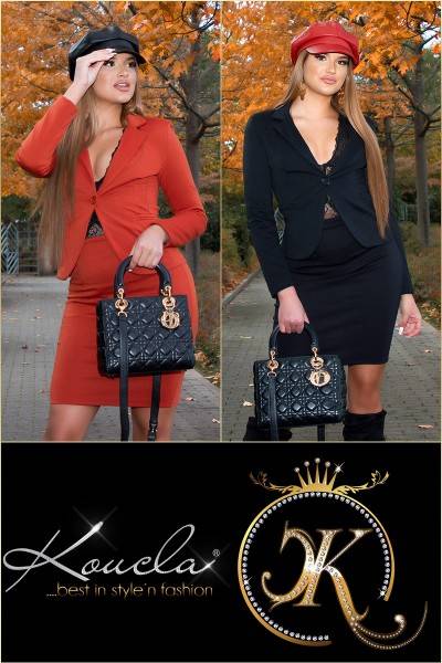 Koucla Sexy Koucla Taillierter Business Blazer