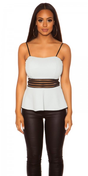 Koucla Sexy Koucla-Top Mit Schösschen