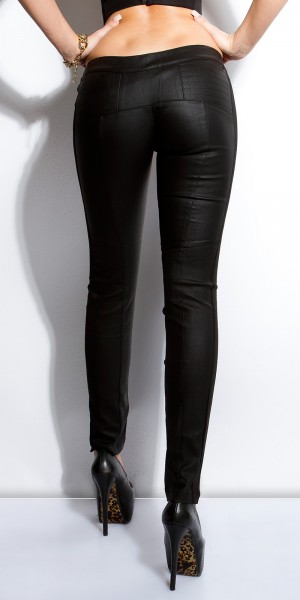 Koucla Sexy KouCla Treggings Mit Goldenen Knoepfen