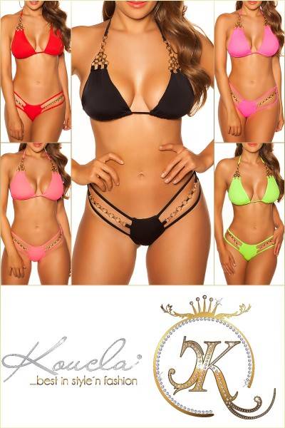 Koucla Sexy KouCla Triangel Bikini Mit Ketten