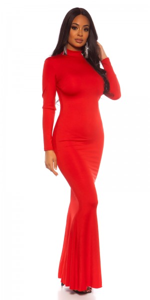 Koucla Sexy KouCla Turtleneck Kleid Mit WOW Rücken