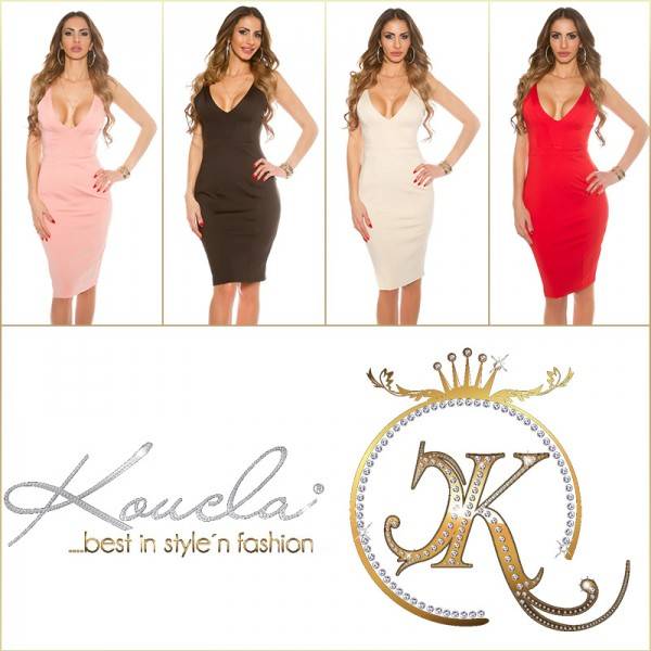 Koucla Sexy Koucla V-neck Minikleid