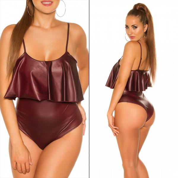 Koucla Sexy KouCla Wetlook Body Mit Volant