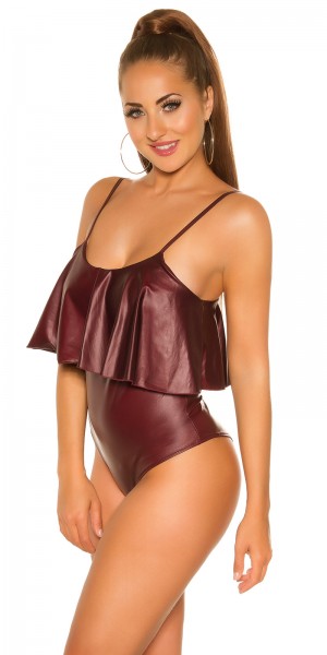 Koucla Sexy KouCla Wetlook Body Mit Volant