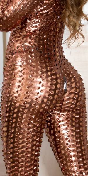 Koucla Sexy KouCla Wetlook Catsuit mit two way zip