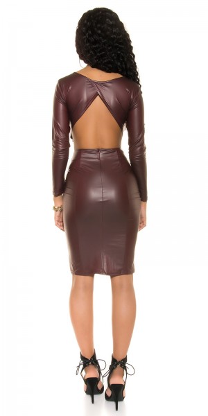 Koucla Sexy KouCla Wetlook Crop Shirt Rückenfrei