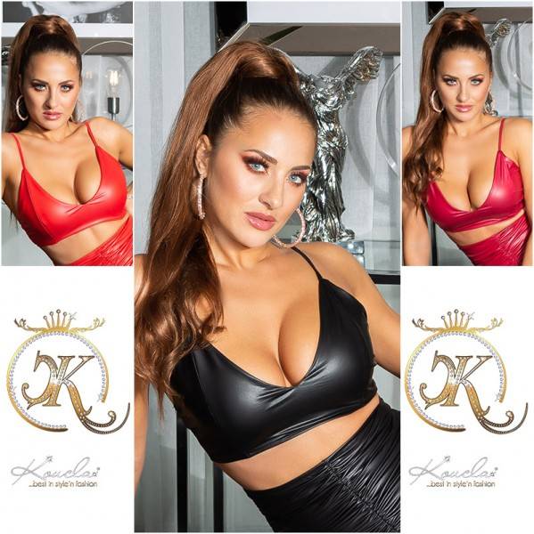 Koucla Sexy Koucla Wetlook Crop Top/Bustier