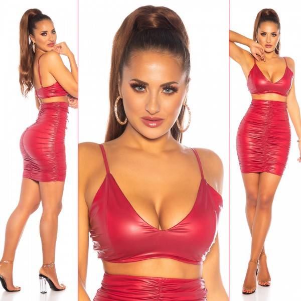 Koucla Sexy Koucla Wetlook Crop Top/Bustier