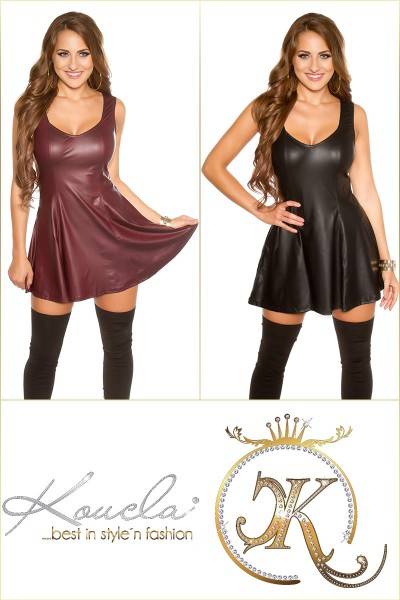 Koucla Sexy KouCla Wetlook Minikleid