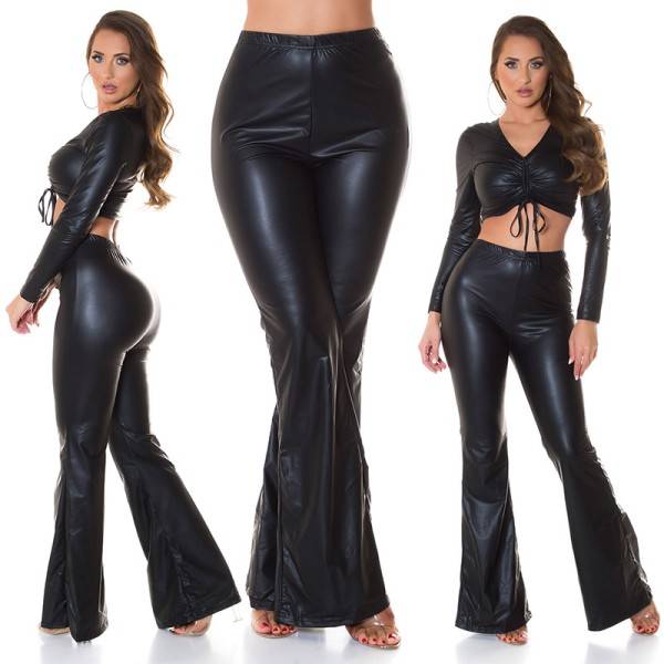 Koucla Sexy Koucla Wetlook Schlaghose