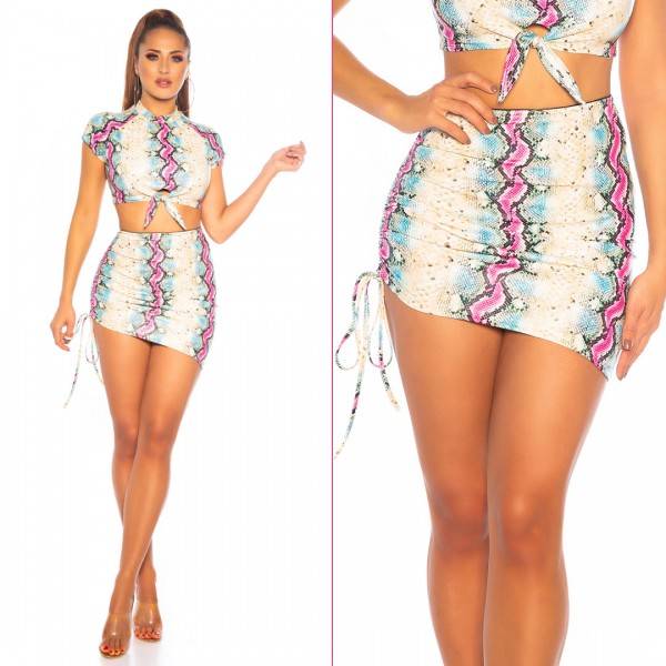 Koucla Sexy Koucla WetLook Snake Print Rock