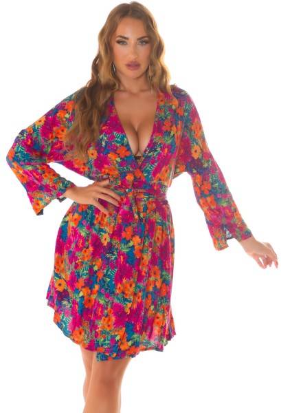 Koucla Sexy Koucla Wickelkleid Mit Bindegürtel