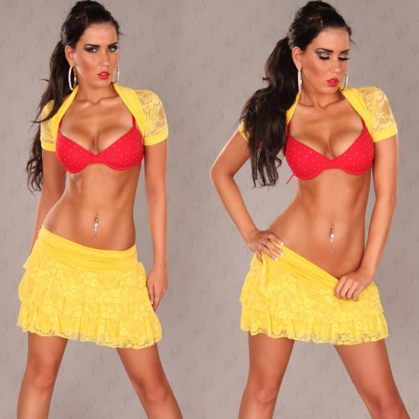 Koucla Sexy Kurzarm-Spitzenbolero