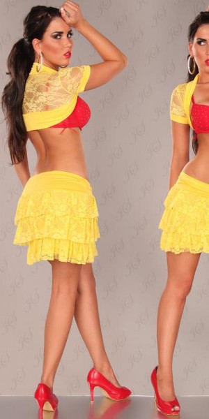 Koucla Sexy Kurzarm-Spitzenbolero