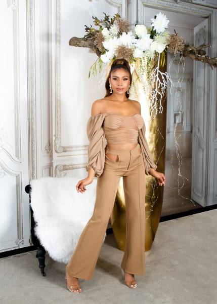 Koucla Sexy Langarm Shirt Bauchfrei