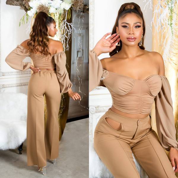 Koucla Sexy Langarm Shirt Bauchfrei