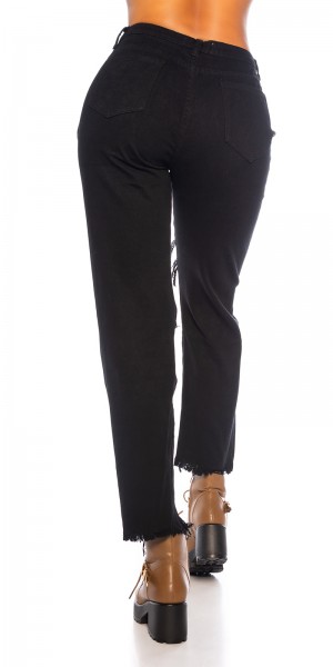 Koucla Sexy Lässige Jeans Mom Fit/ Used Look