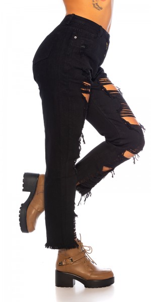 Koucla Sexy Lässige Jeans Mom Fit/ Used Look