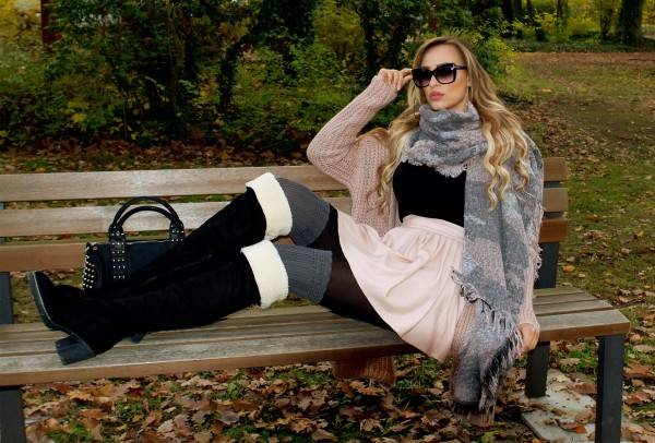 Koucla Sexy Lederlook Faltenminirock