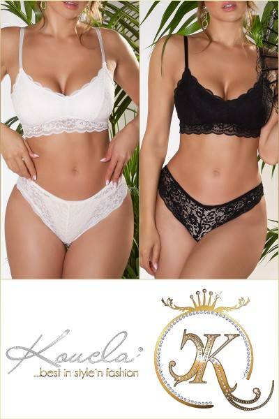 Koucla Sexy Lingerie 2Piece-Set / Spitzen BH + Höschen