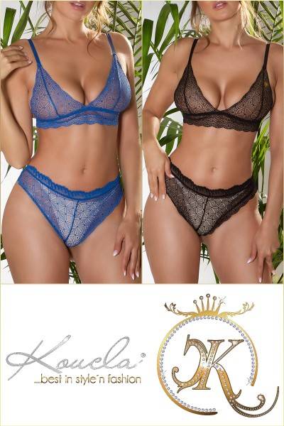 Koucla Sexy Lingerie 2Piece-Set / Spitzen BH + Höschen