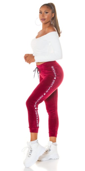 Koucla Sexy Loungewear Jogger Aus Plüsch "Enjoy"