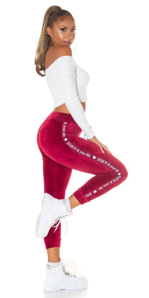 Koucla Sexy Loungewear Jogger Aus Plüsch "Enjoy"
