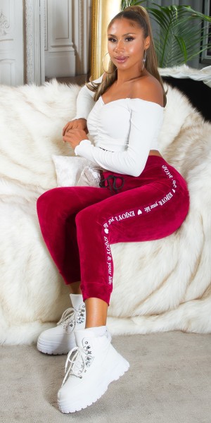 Koucla Sexy Loungewear Jogger aus Plüsch "Enjoy"