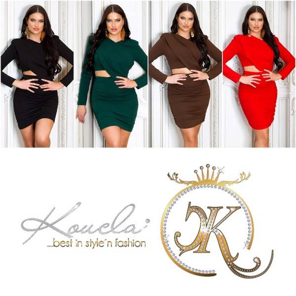 Koucla Sexy Minikleid Mit Sexy Front