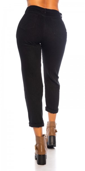 Koucla Sexy Mom Fit Jeans Mit Rissen
