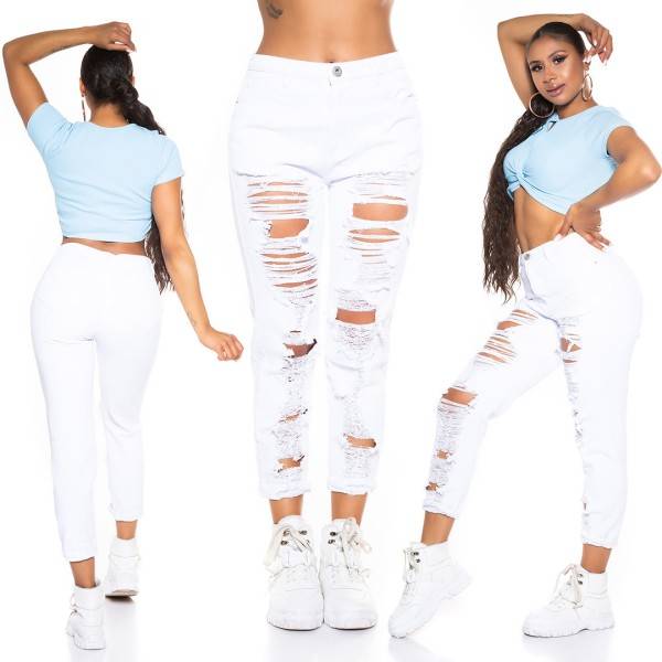 Koucla Sexy Mom Jeans Mega Used Look
