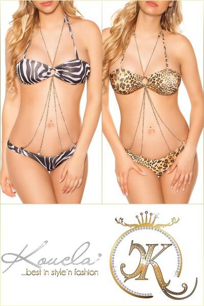 Koucla Sexy Monokini Mit Kette