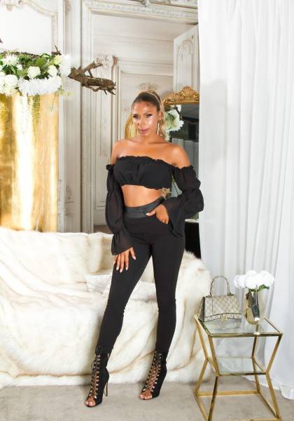 Koucla Sexy Musthave Highwaist Skinny Stoffhose