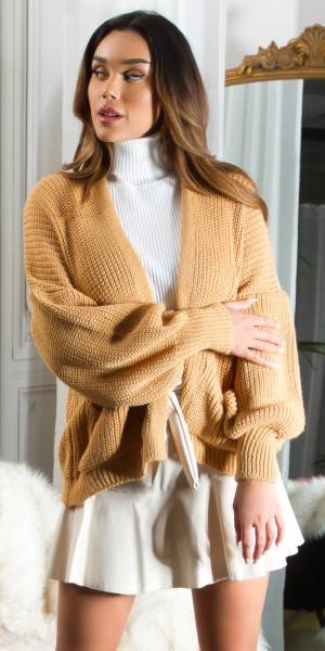 Koucla Sexy Musthave Oversized Grobstrick Cardigan