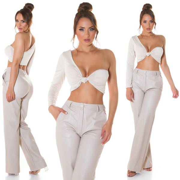 Koucla Sexy One-Arm Crop Top