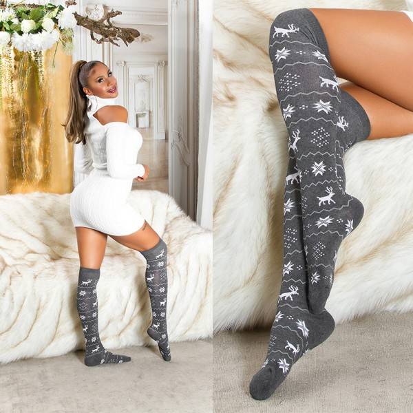 Koucla Sexy Overknee Strümpfe "Christmas"